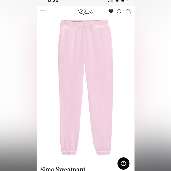 RAILS- Simo sweatpants in lilac - Picture 4 of 8